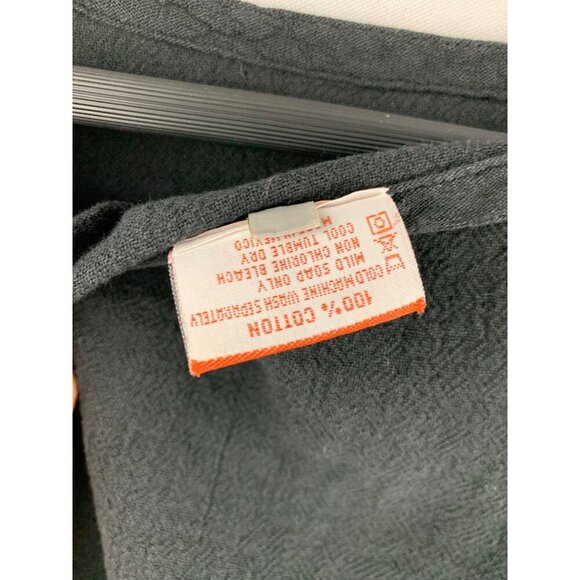 Oh My Gauze! Oversized Black Cotton Top - Picture 4 of 4